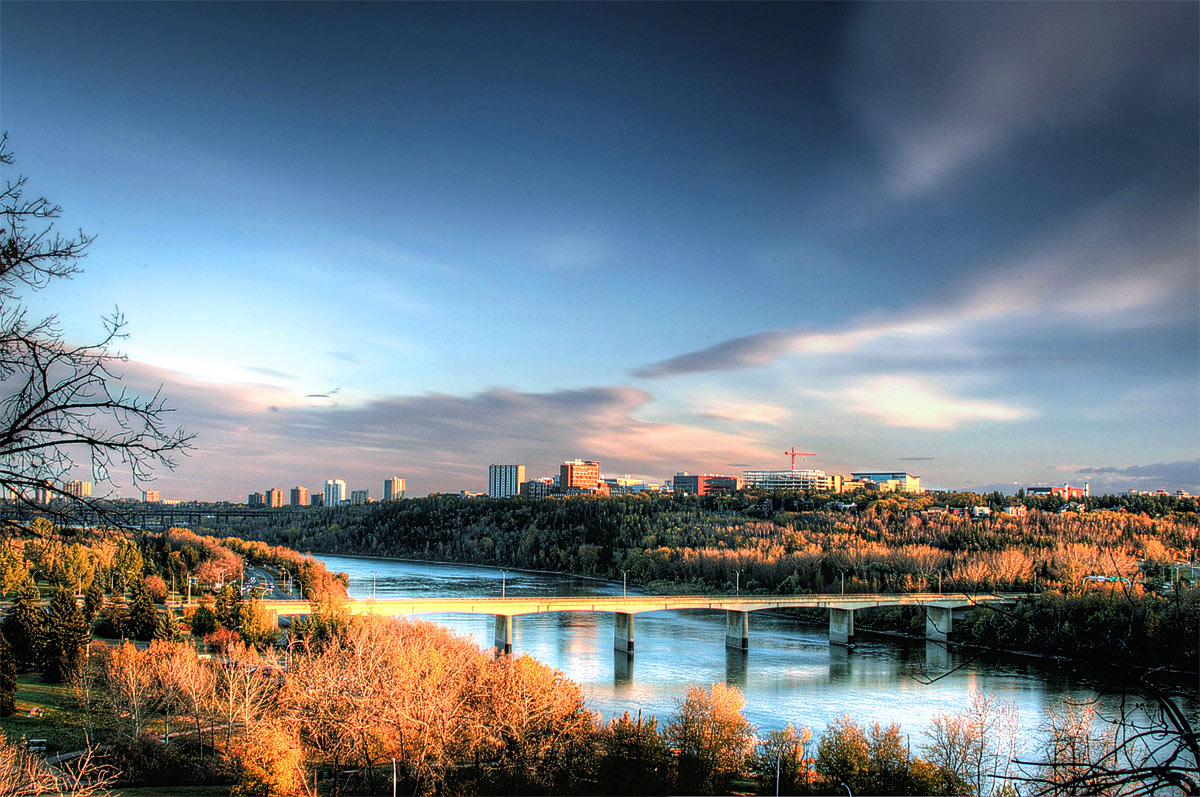 Edmonton Skyline with Bridge Edmonton Skyline with Bridge